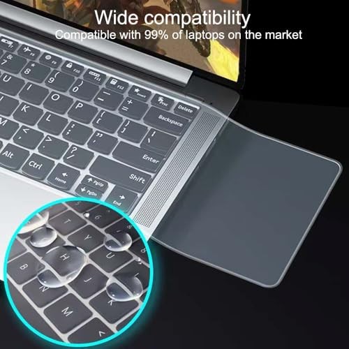 Ultra Thin Keyboard Cover Protector, Compatible For 13-14inch laptops, Clear 