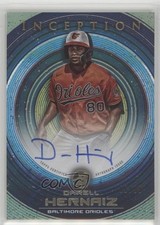 2022 Bowman Inception Prospect Blue Foil 61/99 Darell Hernaiz #PA-DHZ Auto 0x82