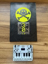 DEF CON 30 Human Sampling Keyboard Electronic Badge 2022 Tested Working w/book