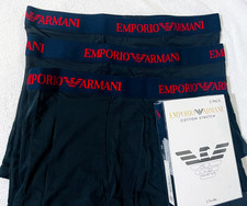 Emporio Armani Men's Boxers shorts underwear 3 pack cotton stretch L, M , SALE