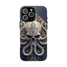 For iPhone / Galaxy / Pixel   Octopus Skull Bone Relic Phone Case