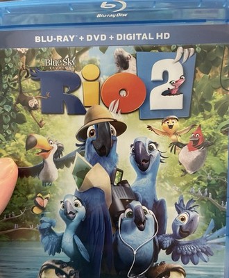 Rio 2 (Blu-ray/DVD, 2014) No Digital