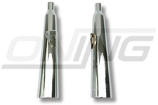 MARVING Auspuff paar "Master" verchromt für Honda CX 500 1977-1983