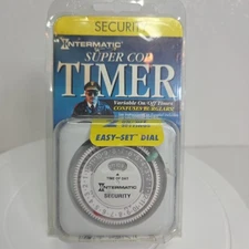 Intermatic Vacation Security Lights Lamp Timer 15 Amps Variable Model TN711C NEW