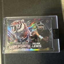 2024 Wild Card Alumination DinoMight Julian Lewis Sabertooth True 1/1 Colorado