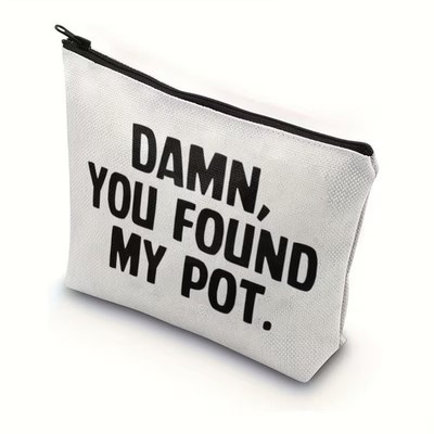 Pouch Small Makeup Case Fun Zip Bag for Enthusiasts Stone Storage Bag