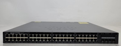 Cisco Catalyst WS-C3650-48PS-L 48 Port Gigabit Switch PoE+ 4x 1G SFP