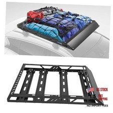 50" x 39" x 4.75" Roof Rack Cargo Basket W/Cross Bars Fit 50.38" x 39" x 4.75"