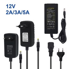 12V 2A 3A 5A Netzteil Trafo – Universal DC Adapter für LED Stripe, 100-240V AC