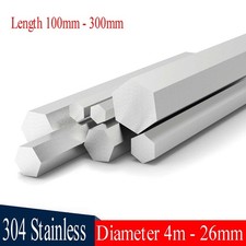 Stainless Steel Hexagon Bar 304 Hexaginal Rod 5mm 6mm 7mm 8mm 9mm 10mm to 26mm