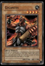 gigantes yugioh card YU-GI-OH! - Hitotsu-Me Giant (DPKB-EN002) - Duelist Pack: Kaiba - Unlimited Edition All cards will be carefully packed for safe transit Gigantes | Card Details |