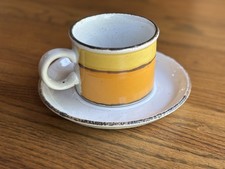 Vintage Stonehenge Midwinter Sun Tea Coffee Flat Cup  Saucer Set England
