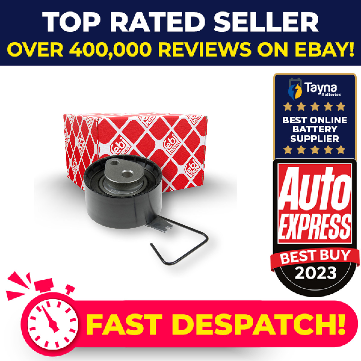 Timing Belt Tensioner 179894 Febi LHP100900L Genuine Top Quality Guaranteed New