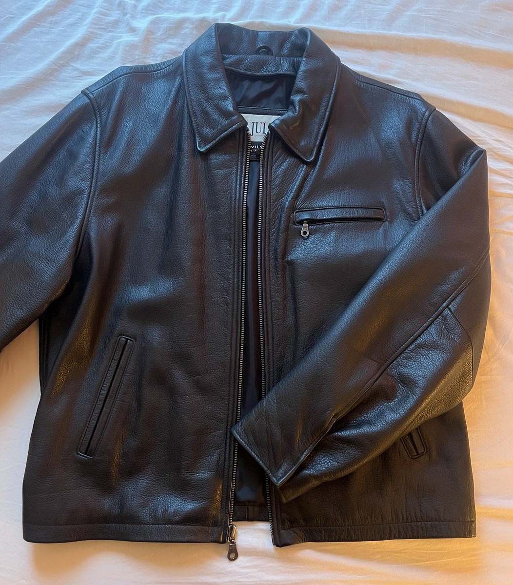 M. Julian Wilsons (The Leather Experts) Men's Leather Jacket Size