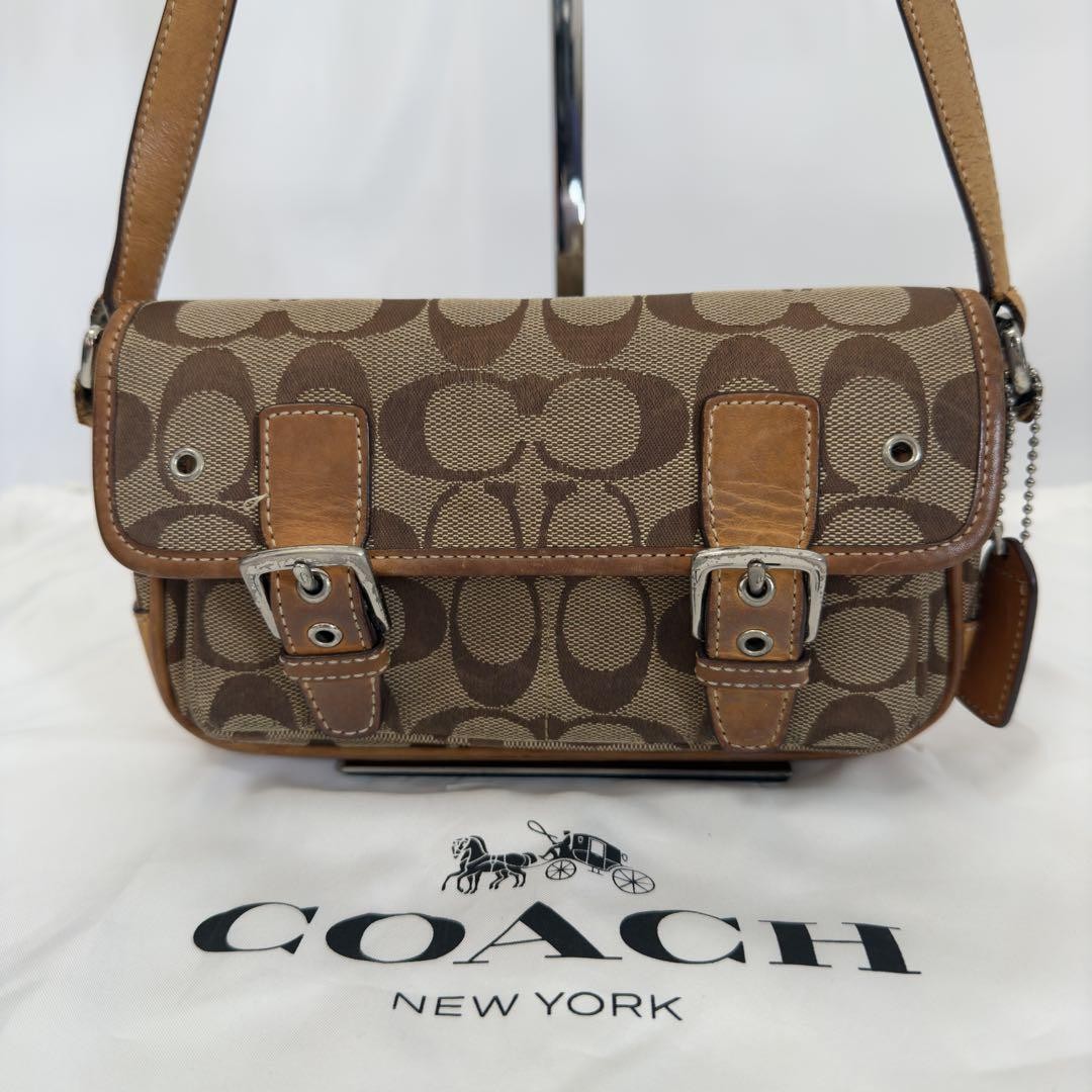 Coach Mini Leather Crossbody Bag in Signature Brown 067 m4_0615