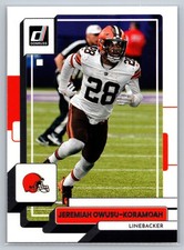 2022 Donruss #213 Jeremiah Owusu-Koramoah - Cleveland Browns