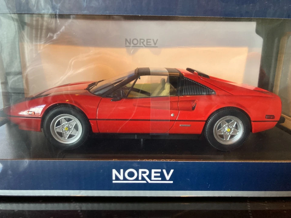 RARE FERRARI 308 GTS 1982 RED MAGNUM 1/18 NOREV - Photo 2/4