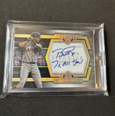 2022 Topps Five Star Signatures Buster Posey INSCRIBED ON CARD 