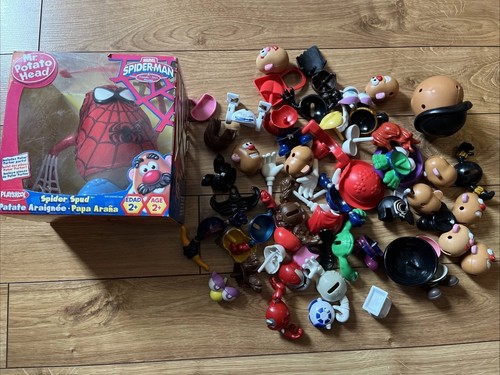 vintage mr potato head Action Figure Lot Star Wars Marvel Super Heroes Spiderman