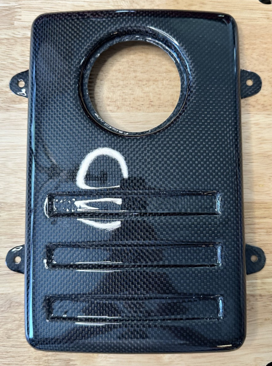 Ferrari F430, Scuderia, Scuderia 16M - Carbon Coolant Tank Cover PN 235048