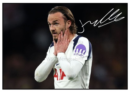 11374. James Maddison Signed Pictures A4 Prints Tottenham England Leicester etc.