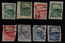 Estonia 1920 Tallin Scenes selection to 2m 50 imperf SG16, 18-23 Used