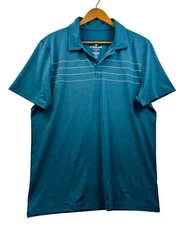 The Normal Brand Polo Shirt Mens Medium Performance Athletic Golfcore Teal Blue