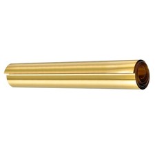Brass Sheet Roll Metal Foil Plate 40" Length x 12" Width x 0.002" Thickness