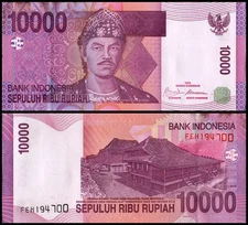 Indonesia 10000 Rupiah, 2009, P-143e, UNC