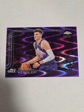Walker Kessler 2025 Topps Chrome  #205 Purple Ray Wave Refractor /75 Jazz