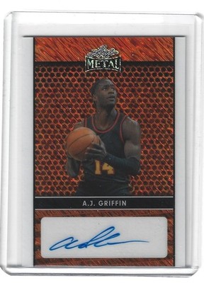 2024 Leaf Collective Multi-Sport AJ Griffin Auto LA-AJG Orange 4/8