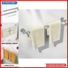 Towel Bar 24 Inch Brushed Nickel Bathroom Wall Mounted Stainless Steel Rack