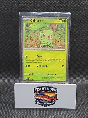 Pokémon Chikorita (Cosmos Holo) Common 008/217 ASC Ascended Heroes 