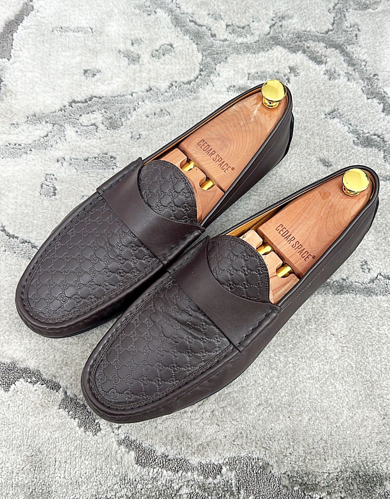 Authentic Gucci Microguccissima Brown Leather Men… - image 5