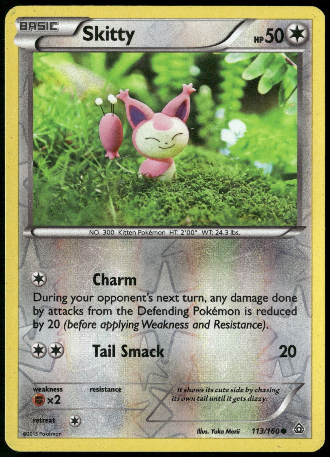 Skitty Reverse Holo 113/160 XY - Primal Clash LP