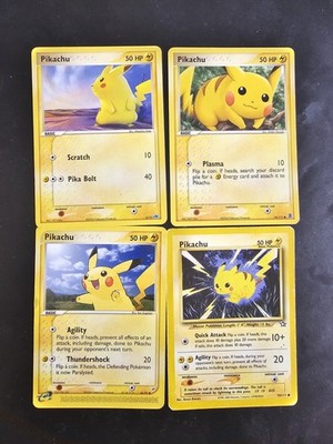 Pokemon TCG Lot Of 4 Pikachu English