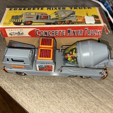 RARE Cragstan Toymaster No.54 Concrete Mixer Truck Friction Motor Original Box