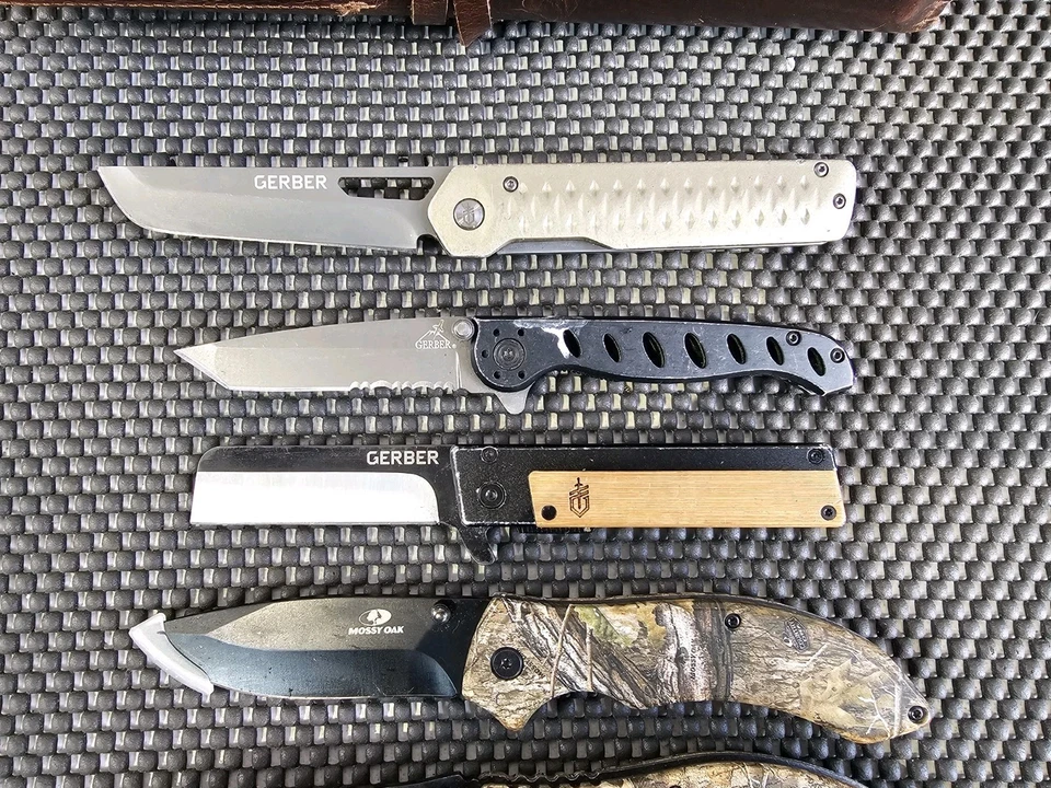 Лот из 8 карманный нож + кожаный чехол  - Изображение 4 из 4