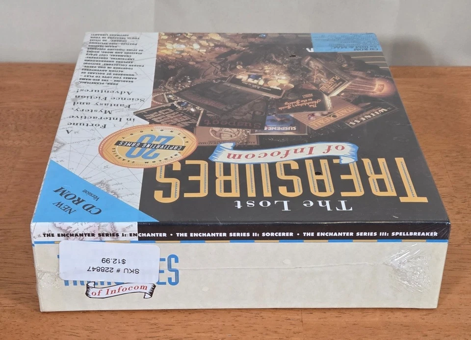 New Sealed Lost Treasures of Infocom CD ROM Apple MAC IBM PC Big Box Game 1991 - Image 4 of 4