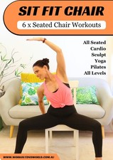BARLATES SIT FIT SERIES - 6 CHAIR WORKOUTS EXERCISE DVD LINDA STEJSKAL NEW