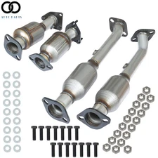 4x Catalytic Converter Set Fits For Nissan Xterra 4.0L V6 2005-2013 2014 2015