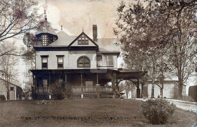 Macedon NY Residence of Dr. Rodenberg RPPC Photo Postcard COPY