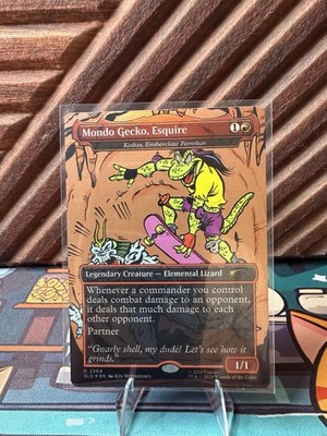 Mondo Gecko, Esquire - Kediss, Emberclaw Familiar Secret Lair Drop Foil