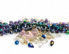 AAA Excellent Cut Faceted Crystal Briolette Beads 13x8 mm 100 pcs MANY COLORS