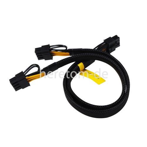 35cm für DELL R720 R730 GPU Grafikkarte Kabel PCI-E 8Pin auf 8Pin + 8Pin - Afbeelding 9 van 14
