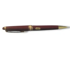 Vintage Montblanc Meisterstuck Burgundy Bordeaux Red Ballpoint pen  