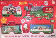 Sealed Disney Mickey Mouse Holiday Express Deluxe Train Set, 49pc Remote Control