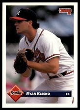 1993 Donruss Ryan Klesko Atlanta Braves #422
