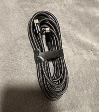 Anker Nylon USB-C to Lightning Braided Cable, 10 ft, Black