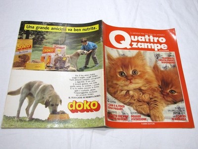 Zeitschrift Vierbeiner November 1987 Fabbri Heilige Katze Burma San Francesco